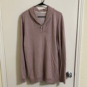 MARINE LAYER Knox Pullover Shawl Collar Mens Size Large French Terry Soft